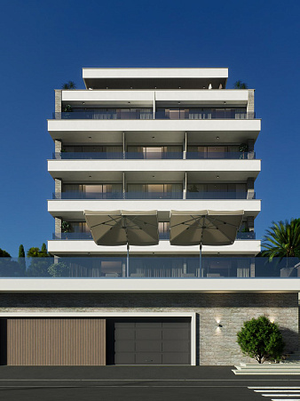 Luxury 4-Story Complex with a Pool and Panoramic Sea View